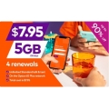 Amaysim - $6.36 for 4 x Renewals of Unlimited 5GB Mobile Plan with 28-Day Expiration (code)! Was $80 @ Groupon