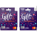 Coles - 1,000 BONUS Points When You Purchase Any Coles $50 &amp; $100 Gift Mastercard Gift Card and Swipe Your Flybuys Card 