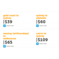 Tiger Airways - Latest deals from $39 (one-way)! Ends Tue, 10 March