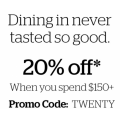  Good Food Gift Card - 20% Off Gift Card Purchases - Minimum Spend $150 (code)