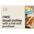 The Coffee Club - Free Small Coffee with Flat Grills via Rewards App! Today Only