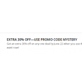 Groupon - Mystery Sale: Extra 30% Off Any One Deal (code)! Max. Discount $40