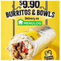 Guzman Y Gomez (GYG) - $9.90 Burritos &amp; Bowls Delivered via Menu Log