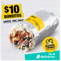 Guzman Y Gomez (GYG) - $10 Burritos on Deliveroo - 4 Days Only
