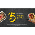 GYG Glandore S.A - $5 Burrito &amp; Bowl Special - Wed 8th July