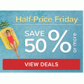 Hotels.com - Half Price Friday - Minimum 50% Off Hotel Booking [Today Only]