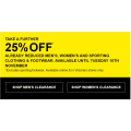 Harris Scarfe - Final Clear Out Sale: Take a Further 25% Off Already Reduced Women&#039;s &amp; Men&#039;s  &amp; Sporting