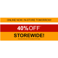 Harris Scarfe - 1 Day Sale: 40% Off Storewide (In-Store &amp; Online)