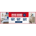 Amart Furniture - June-Ormous Stocktake Sale: 10% Off $750; 15% Off $1000; 20% Off $2000 Spend! 3 Days Only