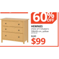 IKEA Black Friday 2019 - Up to 75% Off 500+ Items e.g. HEMNES Chest of 3 Drawers $99 (Was $249); INDUSTRIELL Table $199 (Was $499) etc. 