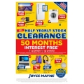 Joyce Mayne - Half Yearly Stock Clearance - Valid until Mon 17th June