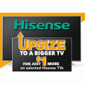 Harvey Norman - Up-Size Hisense TVs for $1 [Hisense 49-inch P4 Full HD LED LCD Smart TV $550; Hisense 65&#039;&#039; P6 TV $996 etc]