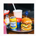 Huxtaburger - Chicken Burger &amp; Single Fin tin or Thickshake $17