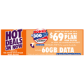 The Good Guys - Unlimited Talk &amp; Text 60GB Telstra Powered SIM Data Plan $69/Month + Bonus $300 eGift Card (New Customers Only)