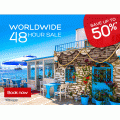 Hotels.com - Worldwide 24 Hour Sale: Up to 50% Off Hotel Booking + Extra 10% Off (code) 
