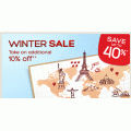 Hotels.com - Winter Sale: Up to 40% Off Hotel Booking + Extra 10% Off via App (code)