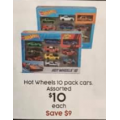 Target - Hot Wheels 10 Pack Cars $10 (Save $9)! Black Friday Special