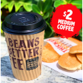 Hungry Jacks - $2 Medium Coffee via App
