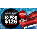 HOYTS EOFY CineVouchers - 10 for $126 (Normally $140)! Ends 30th June
