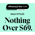 Hush Puppies - Afterpay Day Sale: Nothing Over $69 (Up to 70% Off RRP)! In-Store &amp; Online