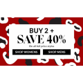 Hush Puppies - Flash Sale: Buy 2 &amp; More Shoes &amp; Get 40% Off Full Priced Styles (In-Store &amp; Online)