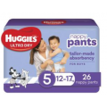 Coles - Huggies Ultra Dry Nappy Pants For Boys 12-17 Kg Size 5 $8.5 (Save $8.5)