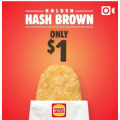 Hungry Jack&#039;s - $1 Hash Browns (Participating Stores Only)