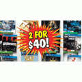 JB Hi-Fi - 2 for $40 Game Sale [PS4; Xbox One; Xbox 360; PC Game; Nintendo 3DS etc.] 