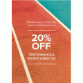 The Iconic - Extra 20% Off Performance &amp; Sports Lifestyles (code) - Items from $12