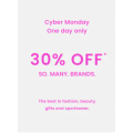 The Iconic - Cyber Monday Frenzy: Extra 30% Off 42700+ Already Reduced Sale Styles - 1 Day Only