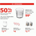 IKEA Tempe - 50% Off Storewide e.g. Vinter 2017 Scented Candle in glass 7.5cm $0.99