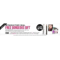 Free gift valued @$70 when spending $49 on Gorgeous Cosmetics.