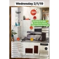 Aldi - Mirror Wardrobe $199; Chest of 4 Drawers $99.99; Chest of 3 Drawers $99.99; Bedside Table $39.99 [Starts Wed, 2nd Jan
