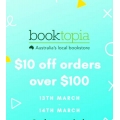 Booktopia - Afterpay Sale: $10 Off $100+ Spend (code)! 2 Days Only