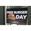 Oporto - Grand Opening - FREE 500 Double Bondi Burgers [11 A.M -3 P.M, Today]! Greenwood Plaza North Sydney NSW