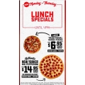 Dominos - Lunch Deals: Traditional Range Pizza $6.95 Pick-Up; Authentic New Yorker Big Pepperoni Pizza $14.95 Delivery (codes)! Until 4 P.M, Daily