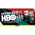 JB Hi-Fi - Spend $50 on HBO Titles &amp; Get a $20 Coupon