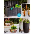 Solar Meerkat Statues $14.99; Teacup or Teapot Planter $14.99; Rattan Effect Planter $19.99; Garden Storage Box $79.99 @ Aldi [Starts Sat 27/4]