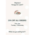 Skip - 25% Off all Orders via App [11AM - 2PM, Wednesday 8th May]