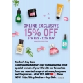 The Body Shop - Mother&#039;s Day: 15% Off Selected Range of Skincare, Body Care &amp; Fragrance
