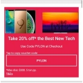 eBay - 20% Off 59+ Tech Retailers (code)! Max. Discount $300