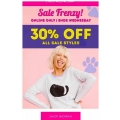 Peter Alexander - 2 Days Online Frenzy: Take a Further 30% Off All Sale Styles + Free Shipping (code): Accessories $3.5;