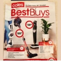 Coles - Best Buys Catalogue: Onix Steam Mop 1500W $39.99; Onix 2-in-1 Cordless Stick Vacuum 600W $99.99 [Starts Fri 25th Oct]