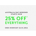 JAG - Australia Day Sale - 25% Off Everything - Starting Price $11.25