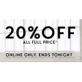 JAG -  20% Off Full-Priced Items! Online Only