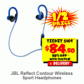 JB Hi-Fi - 50% Off Selected Headphones &amp; Portable Radio (code) e.g. JBL Reflect Contour Wireless Sport Headphones $84.5 (Was $169)