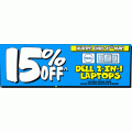 JB Hi-Fi - 15% Off Dell 2-in-1 Laptops e.g. Dell Inspiron 13-5000 13.3&quot; 2-in-1 Touchscreen Laptop $933.30 (Was $1298) 