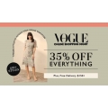 Jacqui E - Vogue Online Shopping Event: 35% Off Everything (Online Only)