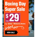 Jetstar Airways Boxing Day Super Sale 2015 - Fly to Sydney $29, Melbourne $29, Brisbane $35, Bali $89, New Zealand $109, Singapore $89 (3 Days Only)