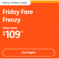 Jetstar - Friday Fares Frenzy: Domestic Flights from $109 e.g. Adelaide to Gold Coast $109
